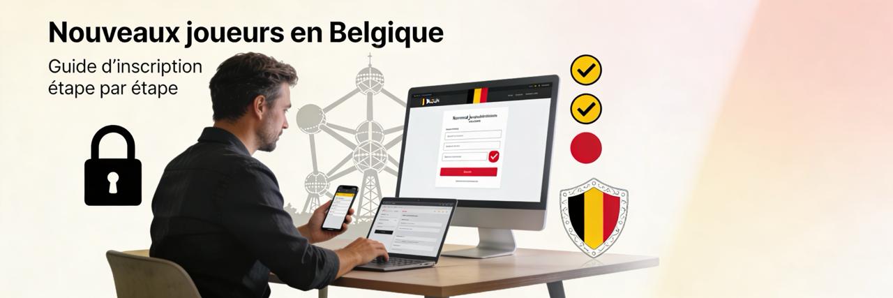 Nouveaux joueurs en Belgique : guide d’inscription étape par étape